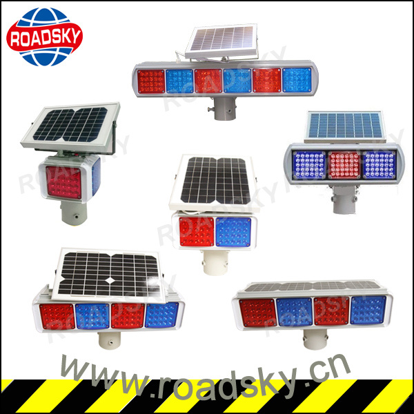 Traffic Warning 2 Sides LED Solar Strobe Light