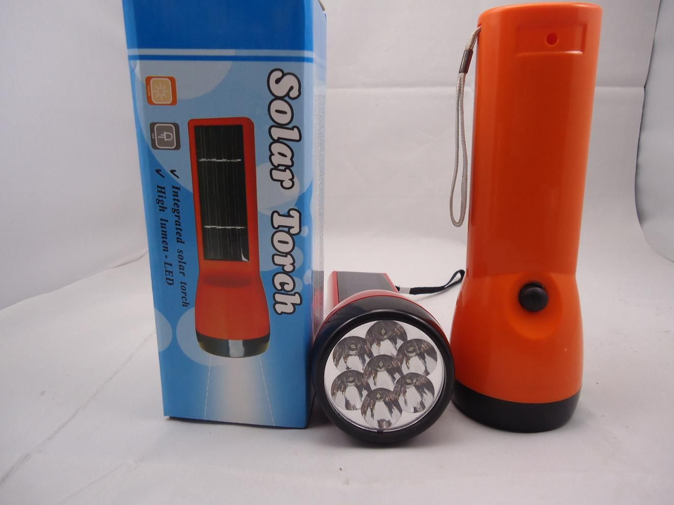 Solar LED Flashlight