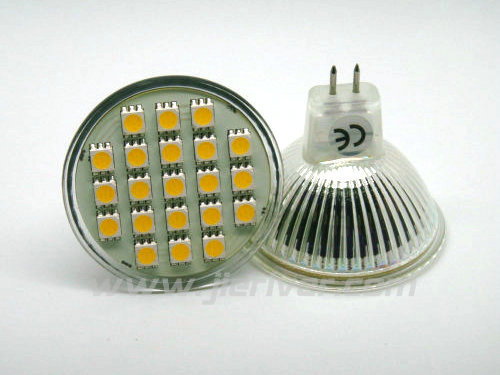 21LEDs 5050 SMD MR16 LED Spotlight (JR-S50-MR16-21)