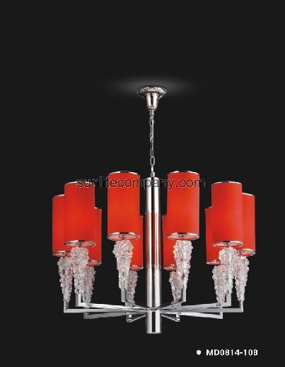 Modern 10 Lt Chandelier (MD0814-10B)