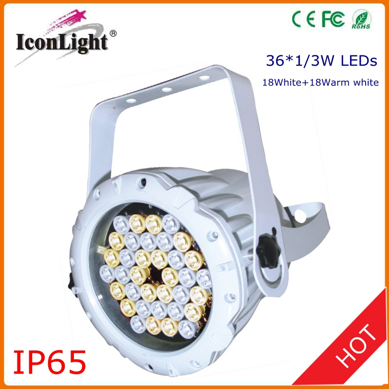 White/Warm White 36PCS Outdoor PAR Light Waterproof LED Stage Lighting