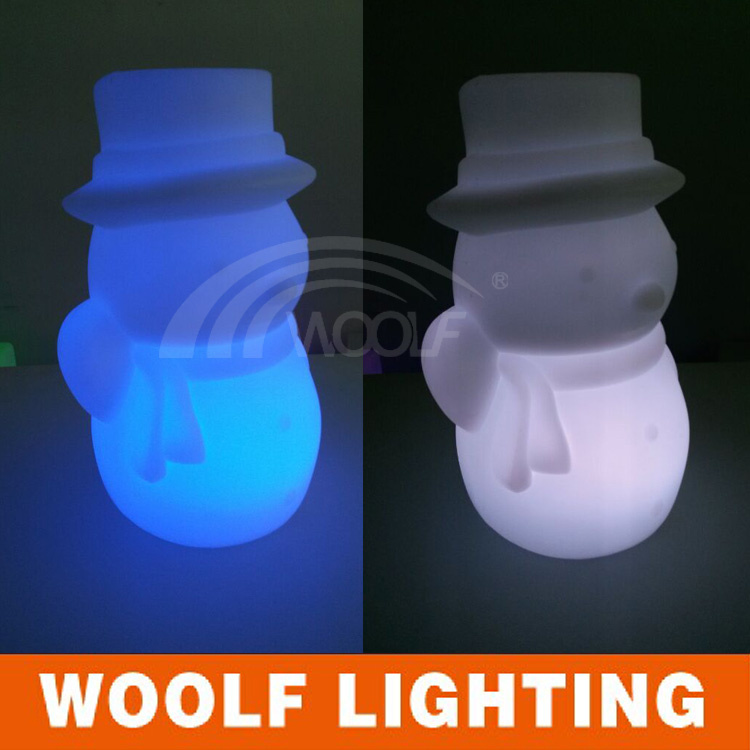 LED Colors Changing Outdoor Garden Snowman Lights