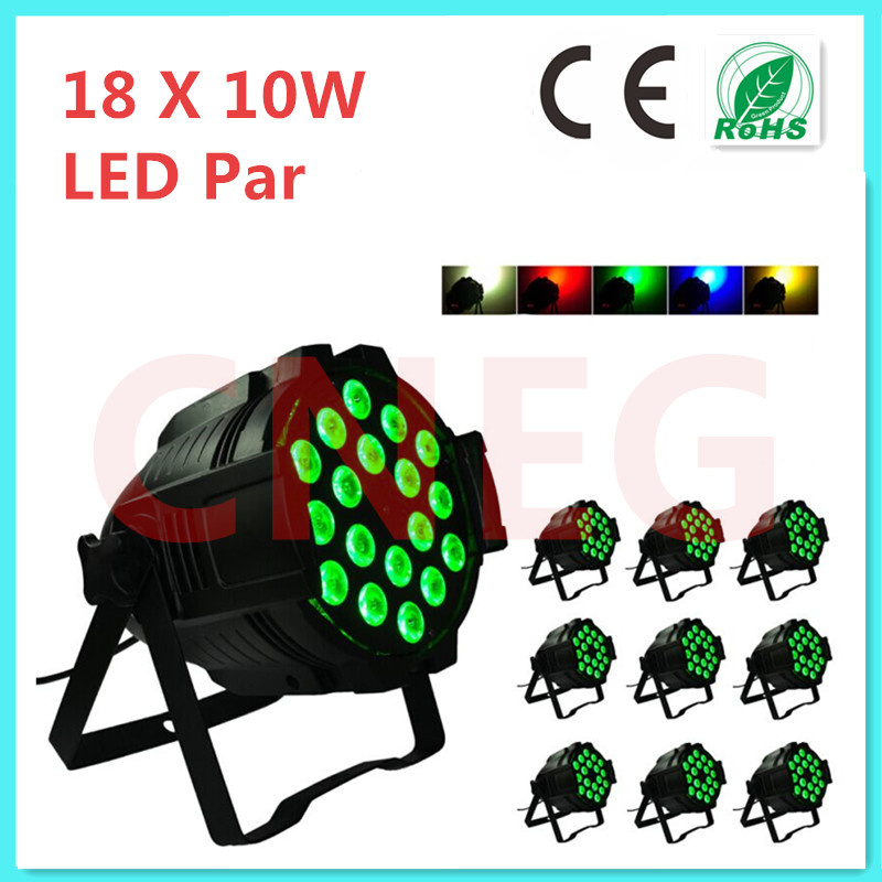 18 X 10W RGBW 4in1 LED PAR 64 Light