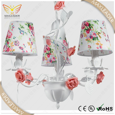 chandeliers E14 classical hot sale fabric shade VDE (MD7027)