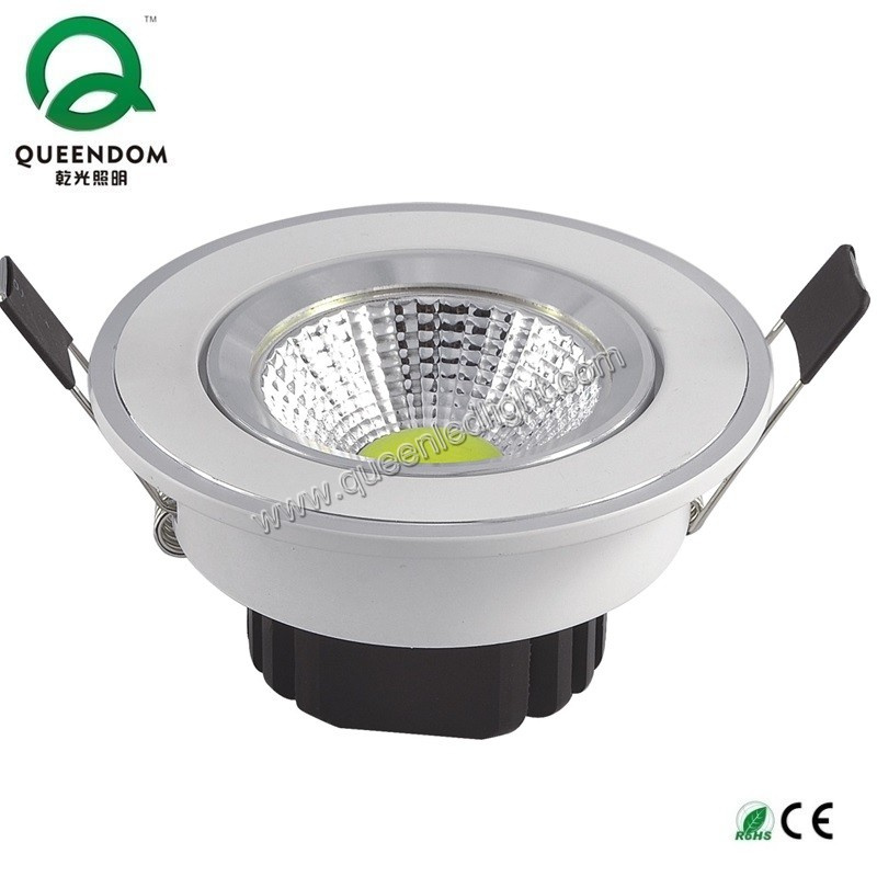 Dimmable 5W COB LED Ceiling Light 85-265VAC 85*45mm