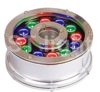 High Brightness IP68 12W RGB LED Underwater Fountain Light