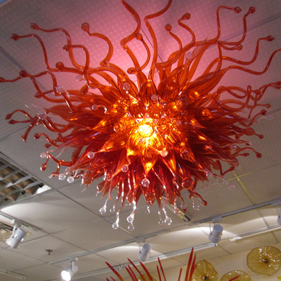 European New Modern Red Murano Glass Chandelier (BGC20161)