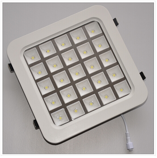 9.7USD 25W Square (round angle) Nature White LED Ceiling Light