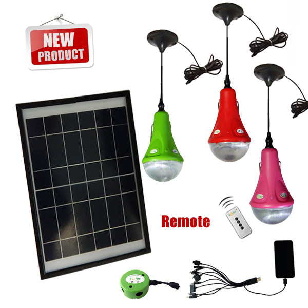 2014 Portable LED Solar Home Light with Bracket