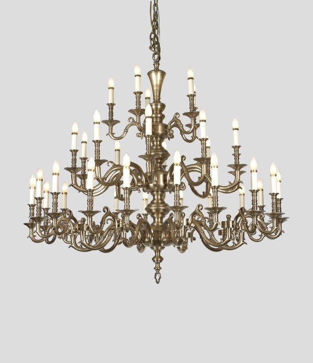 New European Style Luxury Copper Chandeliers Lamp