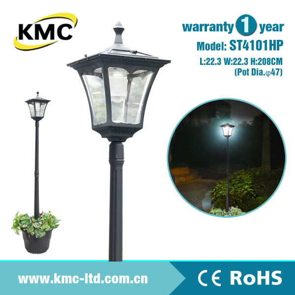 Solar Street Light with Flower Pot St4101HP