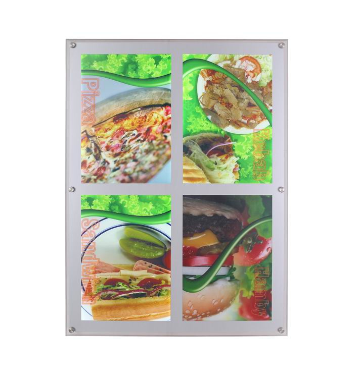 Item No Jl-S4 LED Multi-Pictures Crystal Slim Light Box, A2 Light Box Size 480X654mm