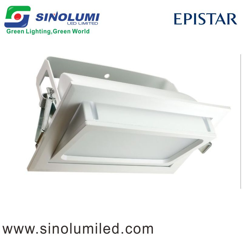 30W LED Down Light for Shop, Vertical Angle Adjustable 2400lm, LED Shop Light