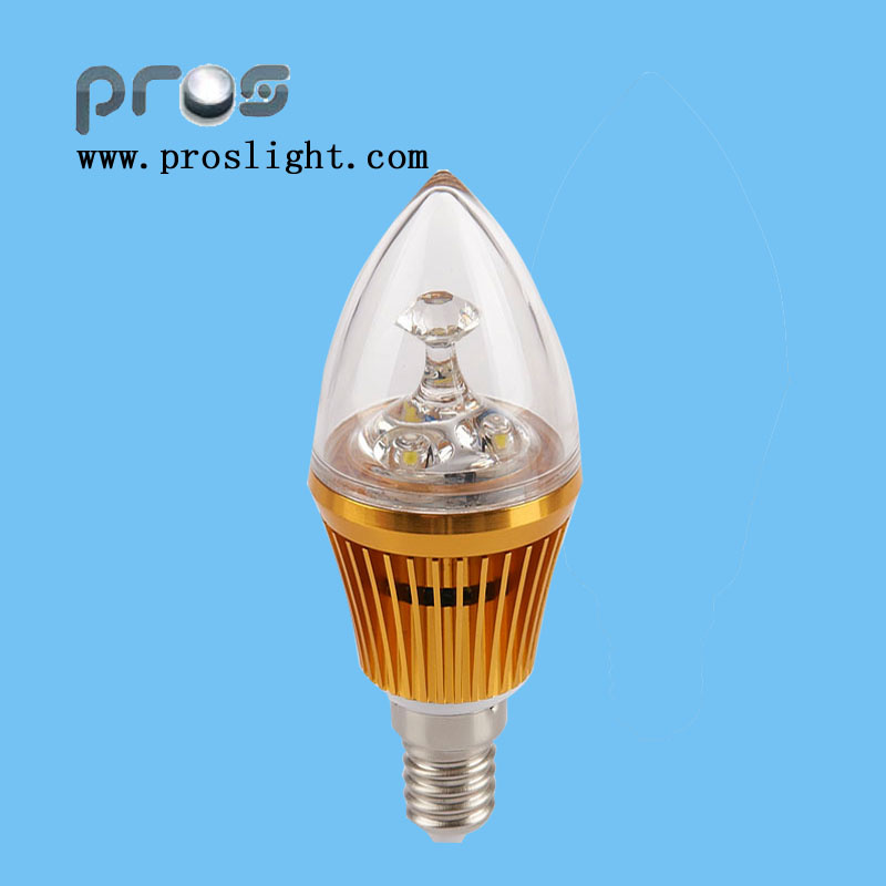 3W LED Bulbs with Candle Light