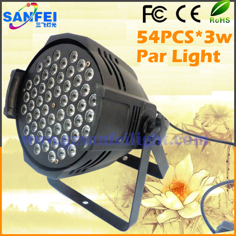 Indoor 54*3W 3 in 1 LED PAR Light for DJ Disco (SF-304)