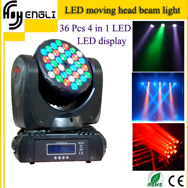 CREE 36*3 Watt Beam LED Moving Head Lights for Stage