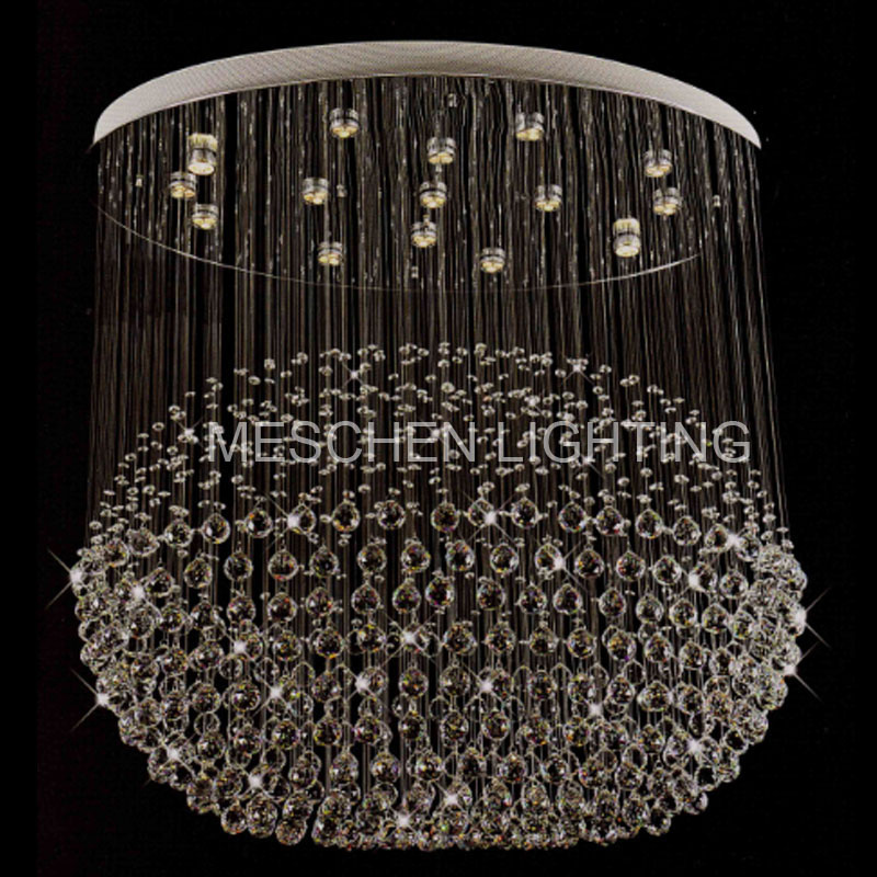 Oval Crystal Chandelier Chic Lighting Fixture K9