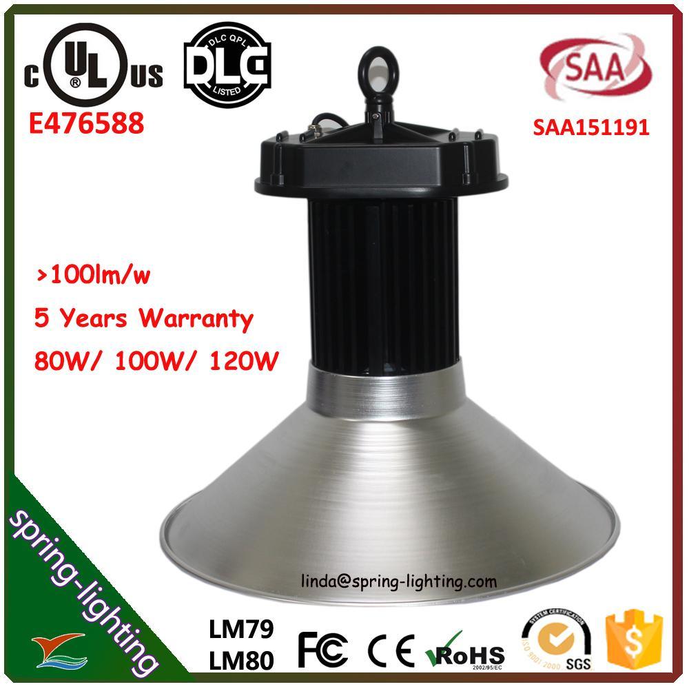 UL LED High Bay Light 120W with Meanwell Driver
