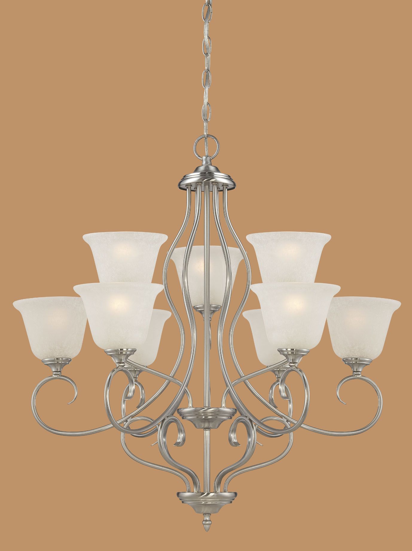 Hot Sale Chandelier with Glass Shade (1529SN)