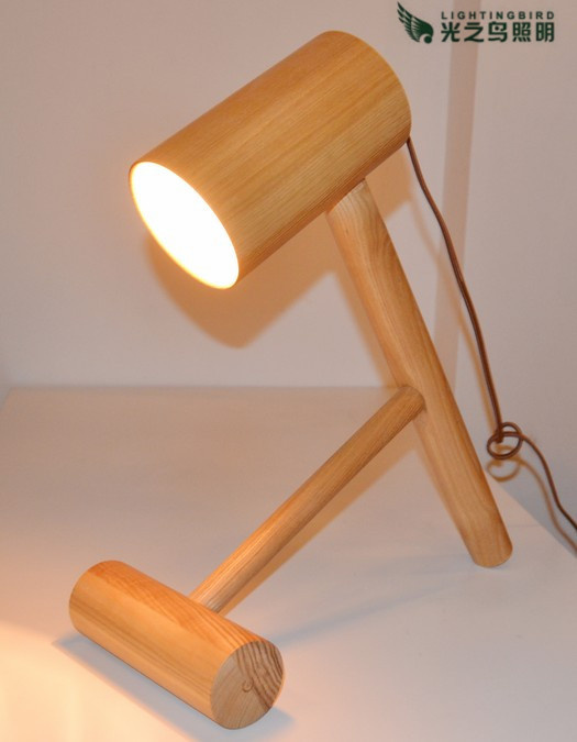 Lightingbird Modern Wooden Table Lamp for Home (LBMT-HB)