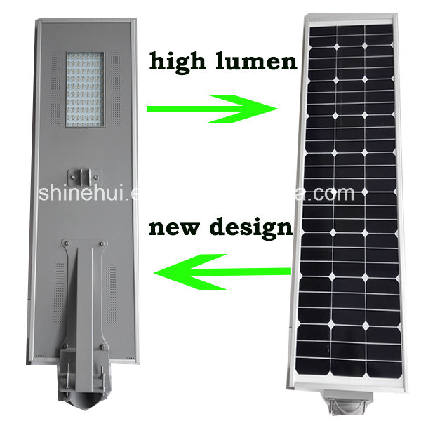 All in One Solar Street Light with Pole, Solar Power LED Street Light