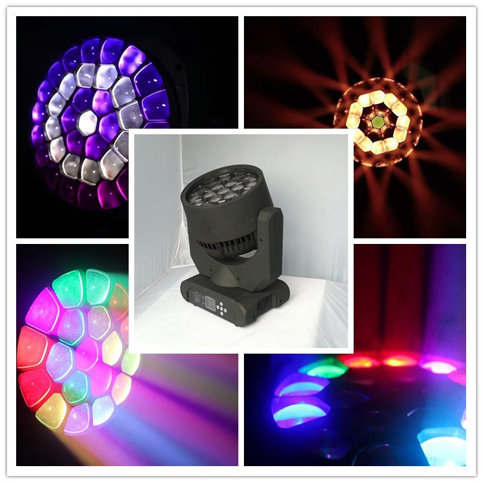 19PCS 15W 4 In1 LED Moving Head Beam Disco Light