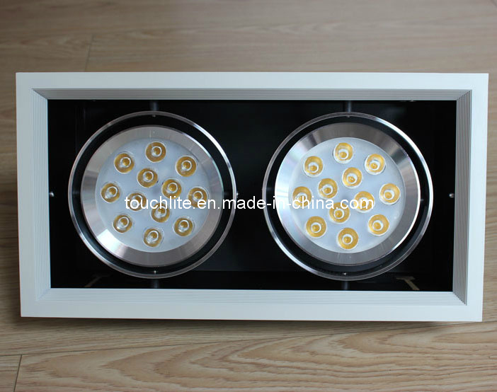 2X9w, 2X12W LED Grille Spot Light