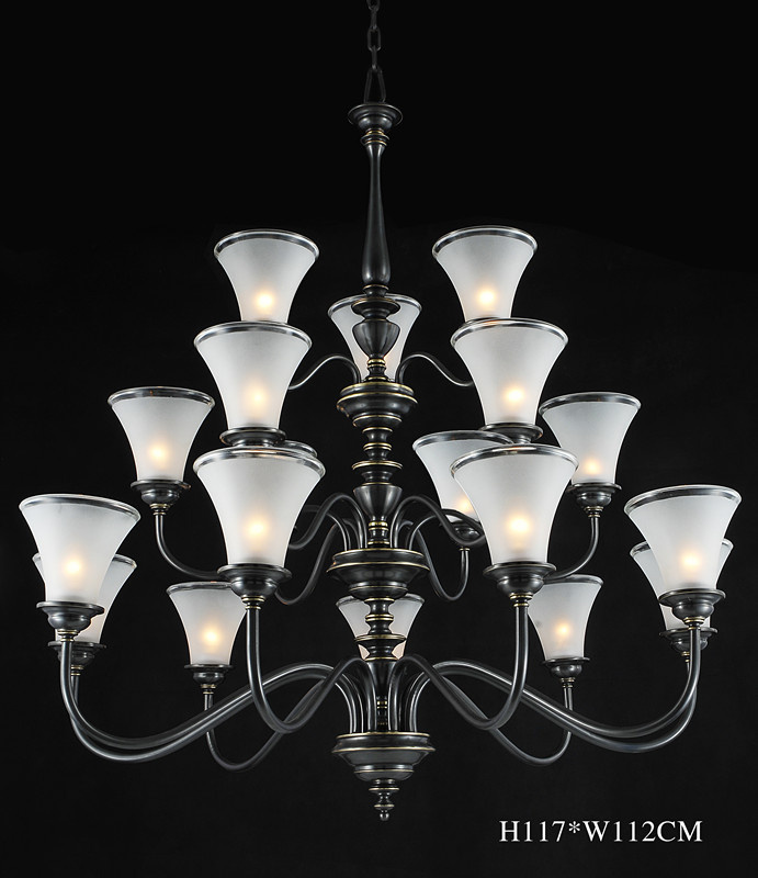 Medusa Steel European Chandelier Pendant Light Hotel Light