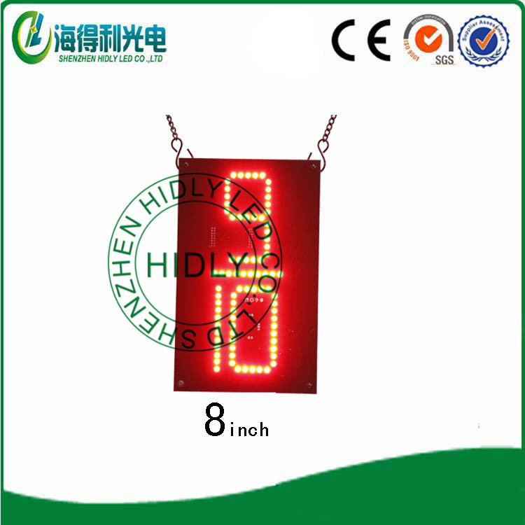 8inch Straight 9/10 LED Gas Number Display (GAS8RZ9/1053)