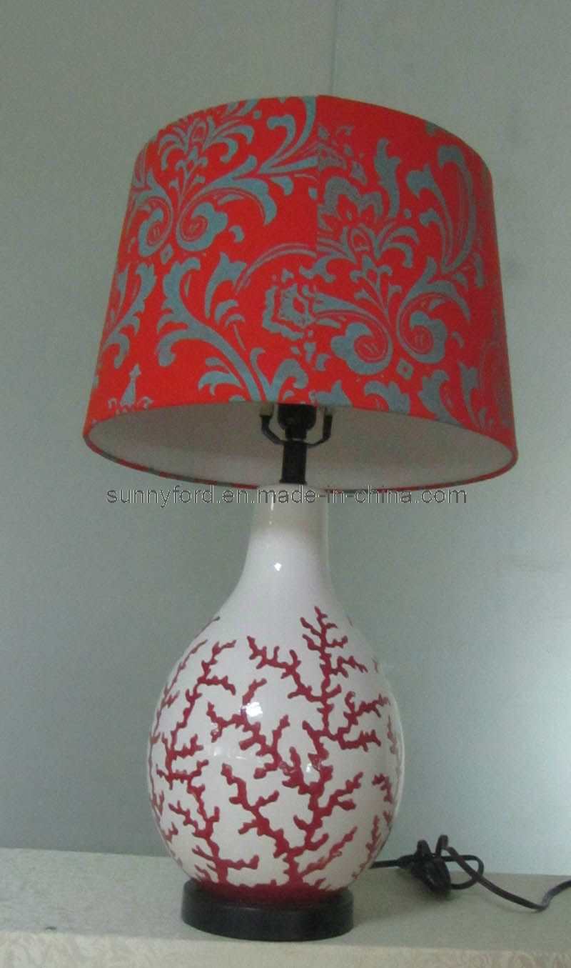 Ceramic Decoration Table Light, Porcelain Table Lamp (SFR1632)