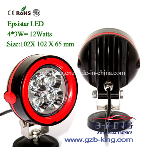2014 New 10-30V 12watts Epistar LED Work Lights