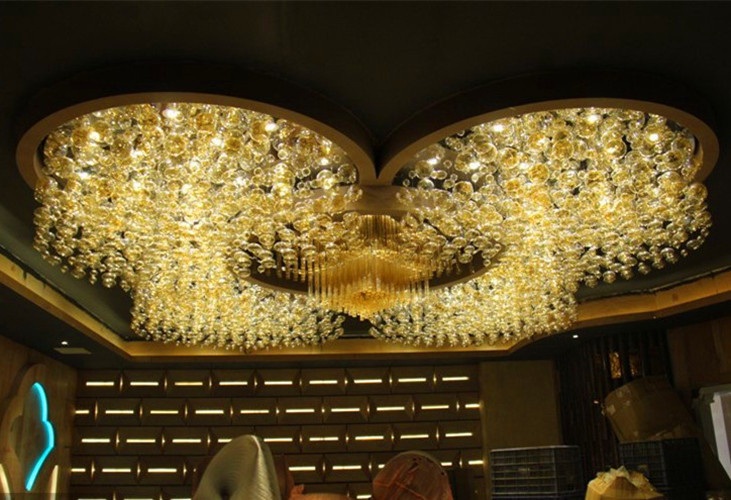 Large Customized Glass Bubble Chandelier