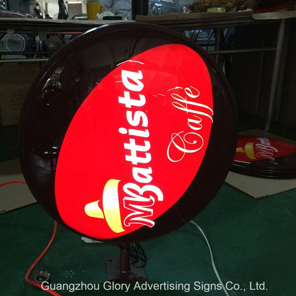 Outdoor Vacuum Forming Round Light Box