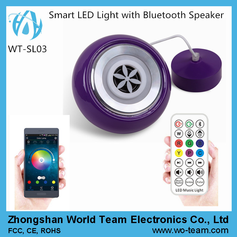 APP Control! 15W Energy Saving LED Light with Bluetooth Speaker