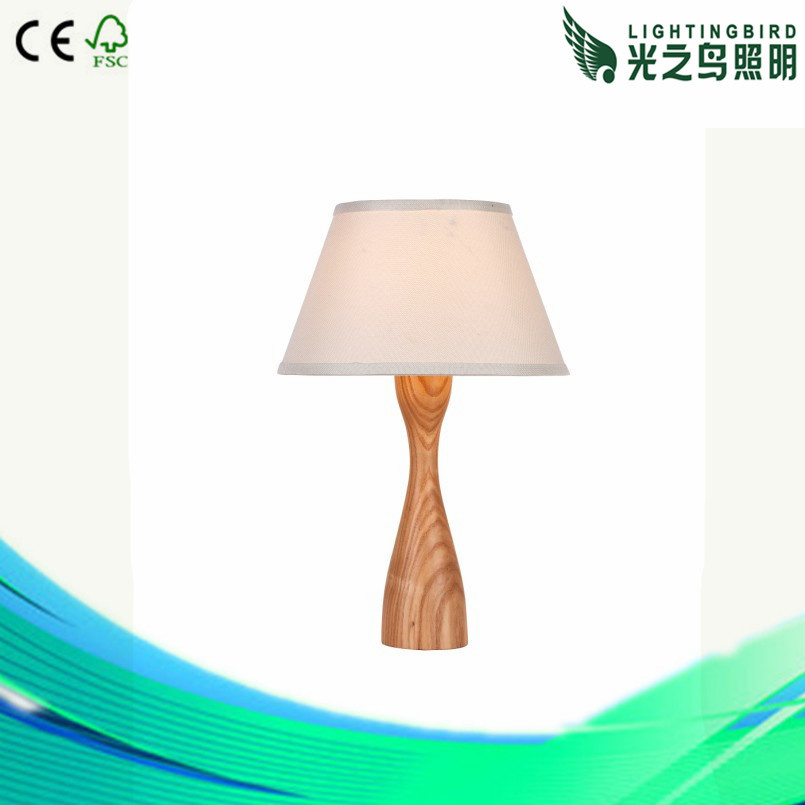 Lightingbird Decorative Reading Wood Table Lamp (LBMT-QM)