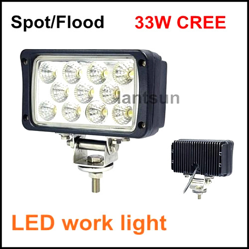 Square Universal LED Work Light Car Light for Offroad Jeep SUV