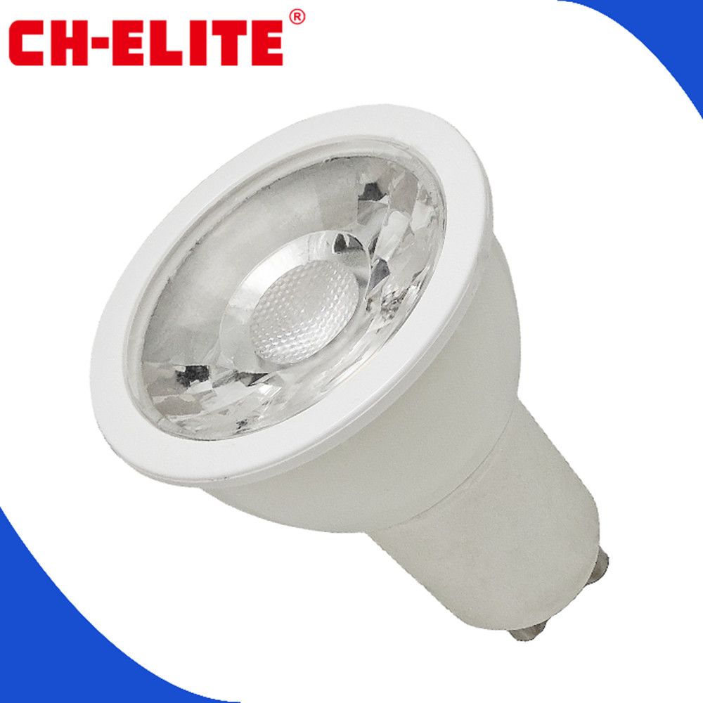 Beautiful Lens 7W COB LED GU10 Spotlight 3-Years Warranty