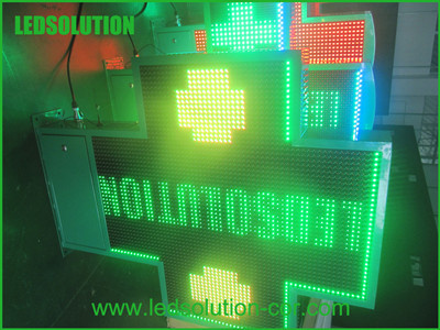 Waterproof Cross LED Display for Phmarcy