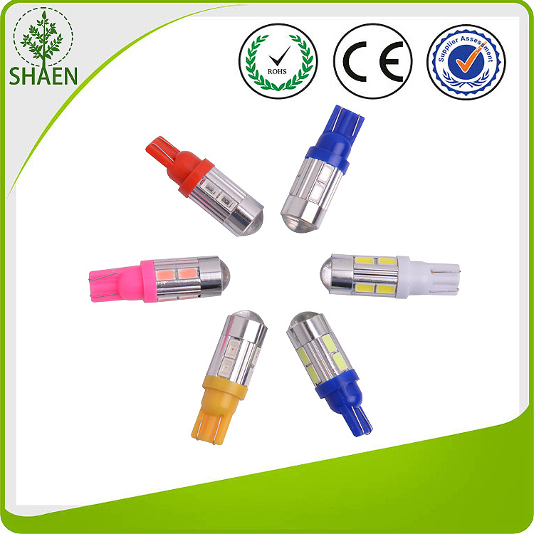 T10 5630 10SMD Auto LED Light Bulbs