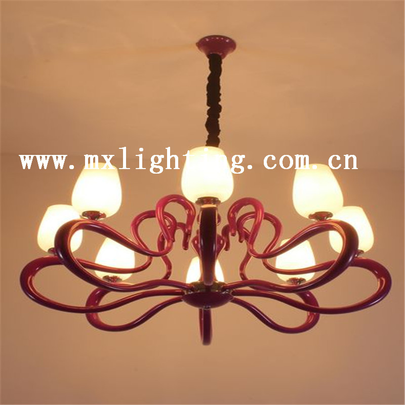 Purple Modern Reshion /Metal / Iron Chandelier