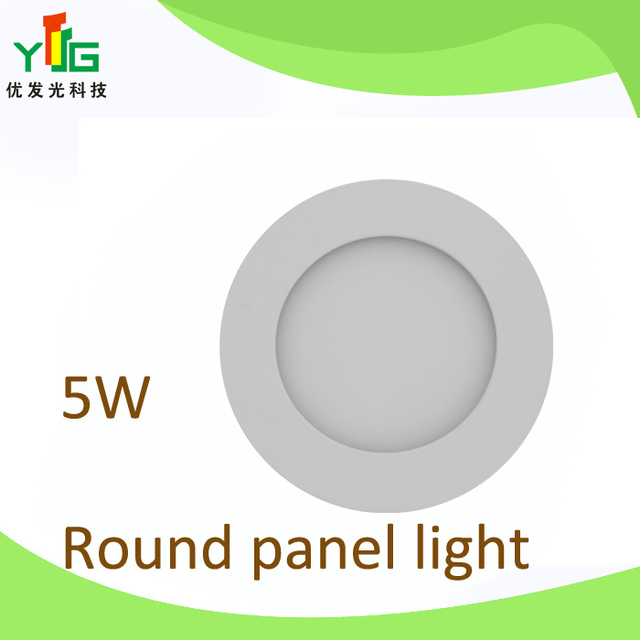 CE RoHS Approved 5W Round LED Panel Lights