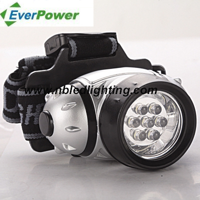 Plastic 7LED Headlamp (HL-1018)