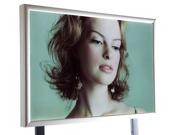 LED Super Slim Acrylic Crystal Light Box Sign for Shopping Mall Indoor