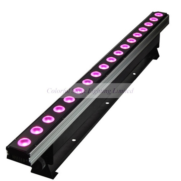 18X10W Waterproof RGBW Quad Long LED Wall Lamp