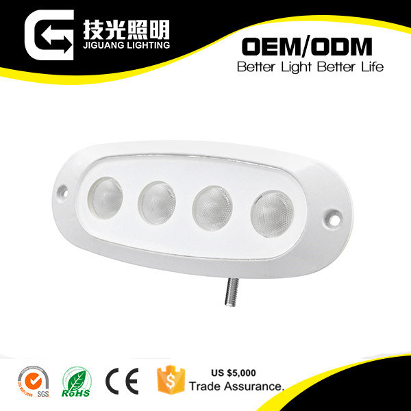 12W Black White LED Work Light Jg-812
