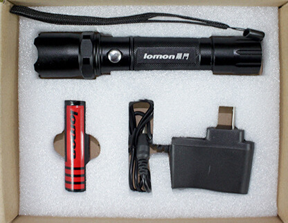 Mini Hard Light Highlight LED Waterproof Rechargeable Flashlight