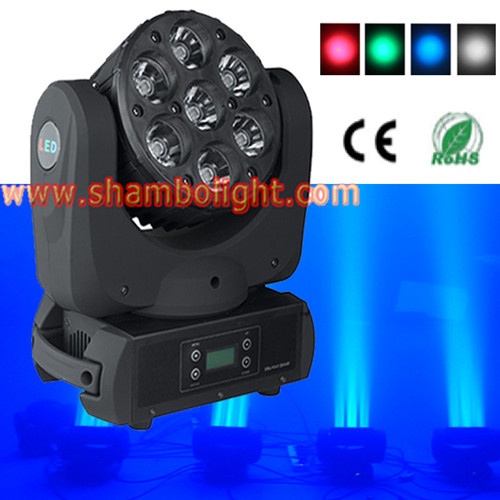 Stage Light / 7*15W Full RGBW LED Beam Moving Head Light