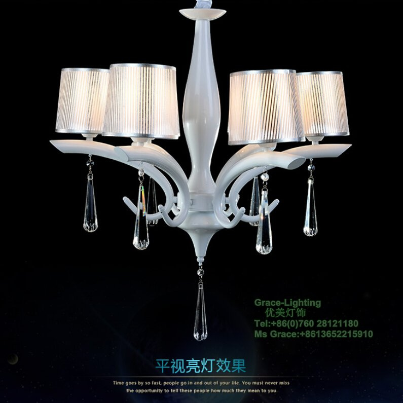 Beautiful Quality Modern Crystal Chandelier for Living Rooms (GD-170-6)