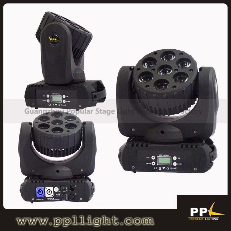 Osram 7PCS RGBW LED Moving Head Beam Stage Light