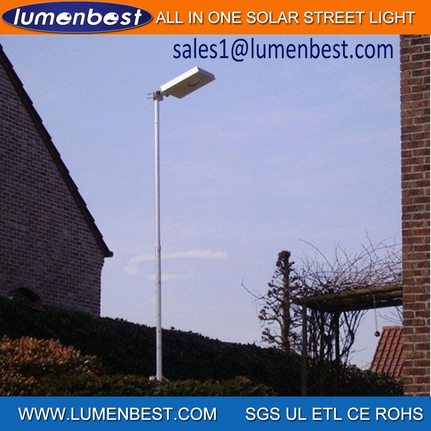 Cheap 12V 5W All in One Solar LED Street Lights